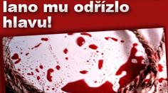 Hrůzná sebevražda: Muž si nechal utrhnout hlavu