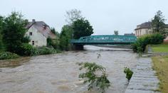 Další zpřísnění výstrahy! Na čtyřech řekách bylo vyhlášeno povodňové ohrožení