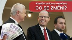 PŘEHLED: Co nám přinese nová koalice? Co nám ZLEVNÍ a kdo zaplatí víc?