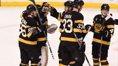 Pastrňák pomohl k výhře Bostonu, Neuvirth vychytal Toronto