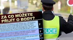 NOVÝ BODOVÝ SYSTÉM! Čtěte, za co nás budou trestat na silnicích!