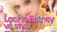 Laciná Britney ve stylu manga. Zpěvačka oprašuje image školačky