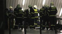 OBRAZEM: V pražském metru hořely odpadky