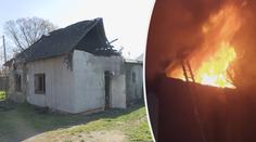 Hasiči krotili požár domu na Přerovsku. Hrozila mohutná exploze