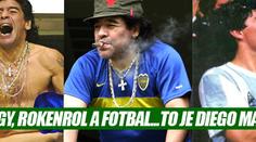 Sex, drogy, rokenrol a fotbal... to je Diego Maradona