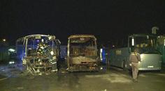Autobusy v Olomouci, zřejmě někdo zapálil úmyslně. Šlo o konkurenční boj?