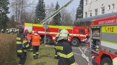 Požár v jablonecké nemocnici. Evakuovat museli desítky lidí