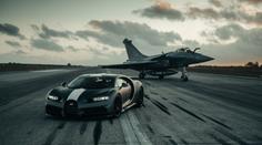 Fascinující závod. Hypersport vyzval vojenskou stíhačku, kdo byl rychlejší?