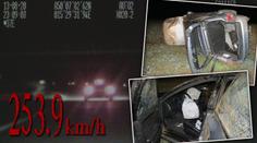 VIDEO: Šílenec se hnal po hradecké dálnici rychlostí 253 km/h! Policie mu byla v patách