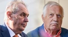 Klaus navštívil Zemana. Podle něj je osamocený, mluvil o svém zdraví