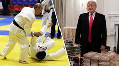 Trumpa přeměřili lékaři. Je to tlusťoch. Zato Putin trénuje judo