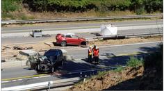 Auto po nehodě srazilo na dálnici D1 dělníka, na místě zemřel