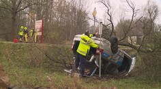 Čeští policisté bourali v Německu! Naháněli podezřelého, přerazili strom