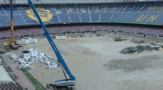 Přestavba Camp Nou je v plném proudu. Takhle teď vypadá stadion Barcelony