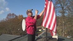 Trumpův český fanoušek vyvěsil nad ranč vlajku. Slaví vítězství