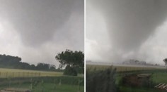 VIDEO: Tak začala zkáza. Muž natočil vznik tornáda na jižní Moravě