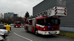 Hlavní budova českých hasičů vzplála. Jednotky ani nemusely vyjet z garáže