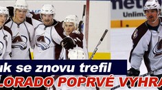 Hejduk se znovu trefil a Colorado poprvé vyhrálo
