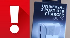 Pozor! Nemáte tuto nabíječku? Hrozí úraz elektrickým proudem