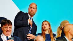 Princezna Charlotte na zápase okouzlila fanoušky. Dala naplno průchod emocím