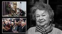 Lidé se loučili s Aťkou. Přišel Zíma i Zawadská, Gott poslal věnec