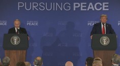 Tiskový brífink Trumpa a Putina po jednání na Aljašce