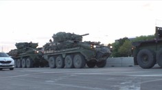 Konvoj amerických vojáků se vrací ze cvičení na Slovensku, znovu projíždí Českem