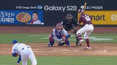 Borec na konec: Povedený homerun v jihokorejské baseballové lize