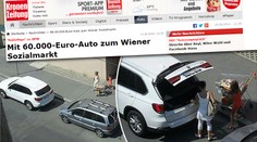 Žena s BMW měla vybrakovat obchod pro chudé. Vše je ale jinak