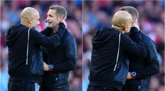 Trenére, co to bylo? Guardiola políbil rozhodčího, fanoušci se nestačili divit
