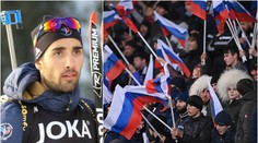 Ruští fanoušci: Fourcade, ty prase, kontrola ti najde doping!