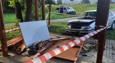 Horor na Vysočině. Do altánu s dětmi naboural mladý řidič octávky