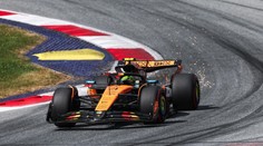 Norris suverénně ovládl v Rakousku kvalifikaci F1. Tu přerušil požár