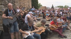 První máj vítali i kytaristé. V Přerově se jich sešlo přes šedesát