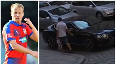 Takhle Limberskému poničili auto: Pachatel si nejdřív obešel lokály!