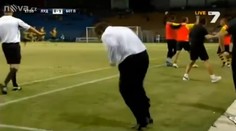 VIDEO: Trenérský čardáš! Kouč měl z gólu ohromnou radost