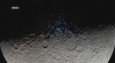 Satelity NASA zachytily molekuly vody na Měsíci tam, kde svítí Slunce