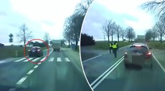 Řidič předjížděl přes plnou čáru, policie se mu vysmála! VIDEO
