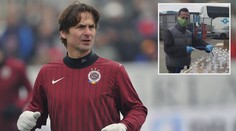 Sparťanská legenda Novotný místo dřepění doma stáčí dezinfekce