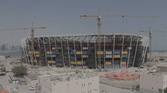VIDEO: Unikátní stadion v Kataru má již obrysy! Podívejte se, jak roste