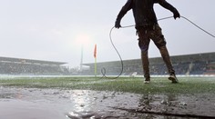 Finále MOL Cupu se odkládá. Hřiště v Uherském Hradišti je pod vodou