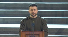 Rok od začátku války. Jsme motivovaní a neochvějní, věří si Zelenskyj