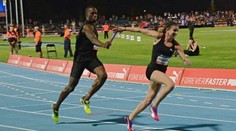 Bolt v akci poprvé po vrácení medaile! Běžel smíšenou štafetu