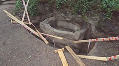 V Jihlavě našli vzácnou historickou kašnu. Může být stará stovky let