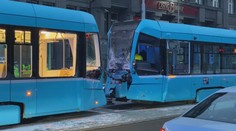 V Ostravě se srazily dvě tramvaje. Při nehodě se zranilo osm lidí