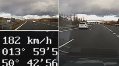 Rychle a zběsile na D8. Policisté chytili i řidiče, který se řítil 210 km/h!