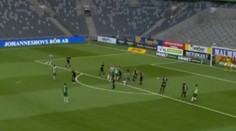 Borec na konec! Švédský fotbalista vykouzlil parádní přímý kop