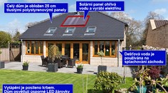 Pohádkové bydlení: Dům je tak úsporný, že majitelům VYDĚLÁVÁ