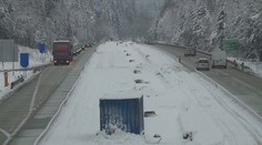 Doprava u Jihlavy kolabuje. Stojí i dálnice D1 ve směru na Brno