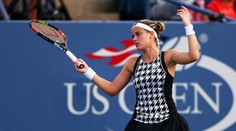 Strakatý Berdych, černá Kvitová. US Open není módní nuda